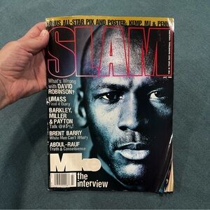 SLAM Magazine Issue Featuring Michael Jordan